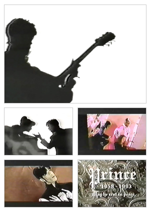 Purple Medley music video selected snapshots