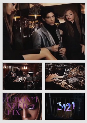 The One U Wanna C music video selected snapshots