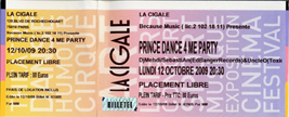 2009-10-12 Paris La Cigale Party tix.jpg