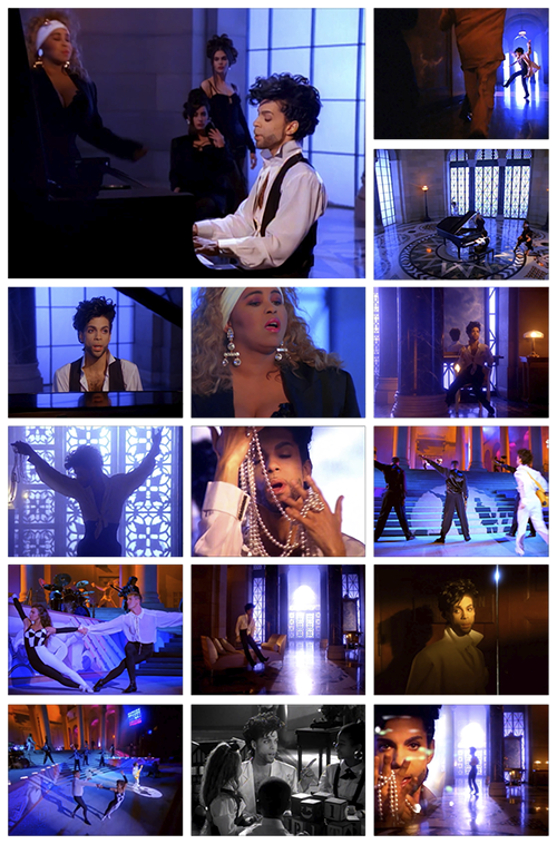 Diamonds And Pearls music video selected snapshots