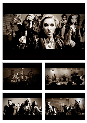 Live Out Loud music video selected snapshots