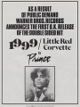 1985-01-xx Smash Hits 1999 vs Little Red Corvette UK Press Advert-PV.png